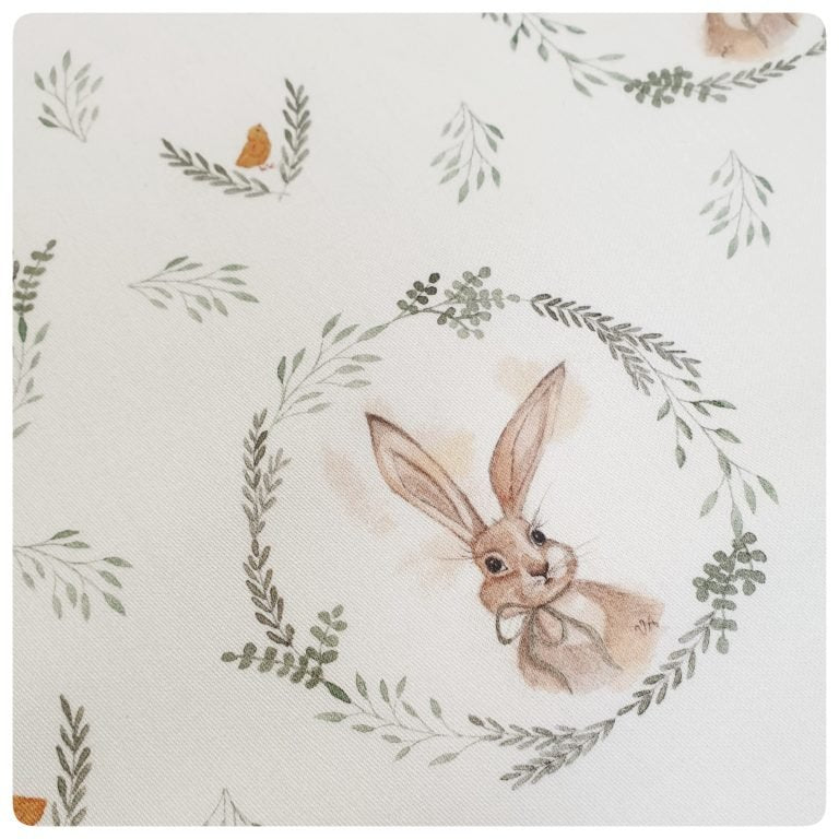 Amiably True: Rabbit in Wreath