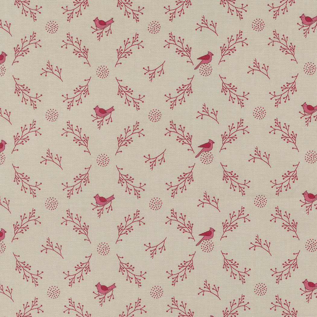 Sugarberry 3024 {Cardinals} by Bunny Hill for Moda