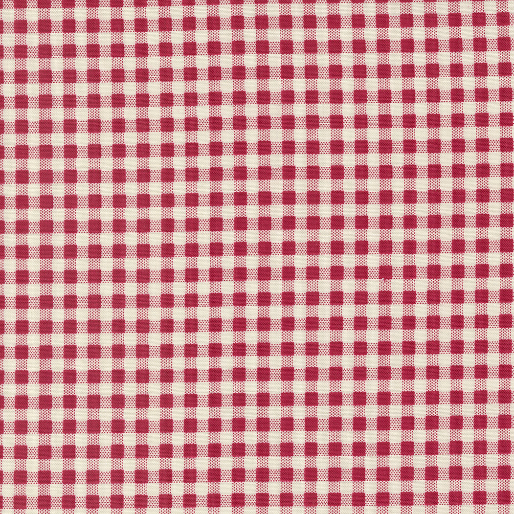 Moda Cherry Red Picnic Basket Plaid Orchard Fabric – By the Quarter Yard –  The Ornament Girl's Market