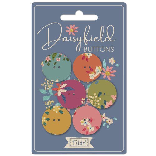 Tilda Daisyfield Buttons 23 mm