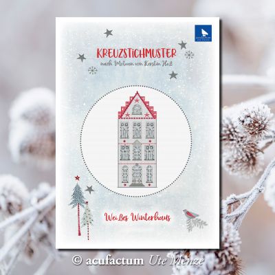 Acufactum Cross Stitch Pattern: Winter House