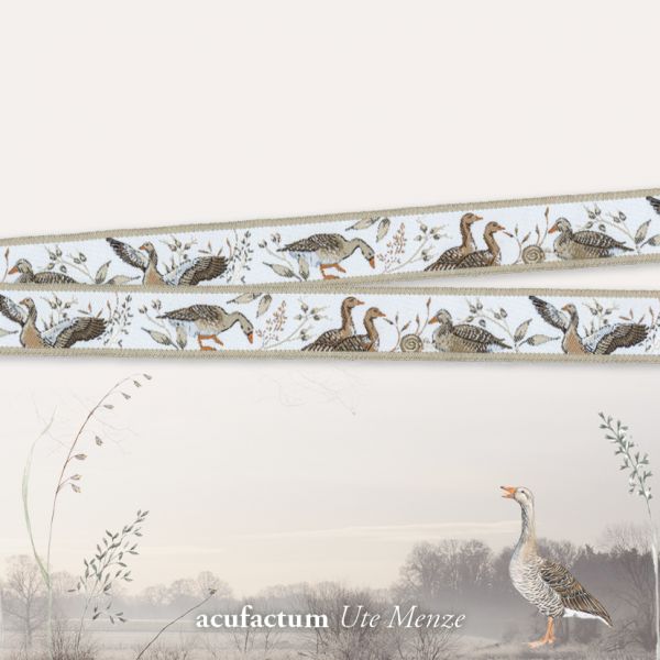 Acufactum Ribbon Gray Geese