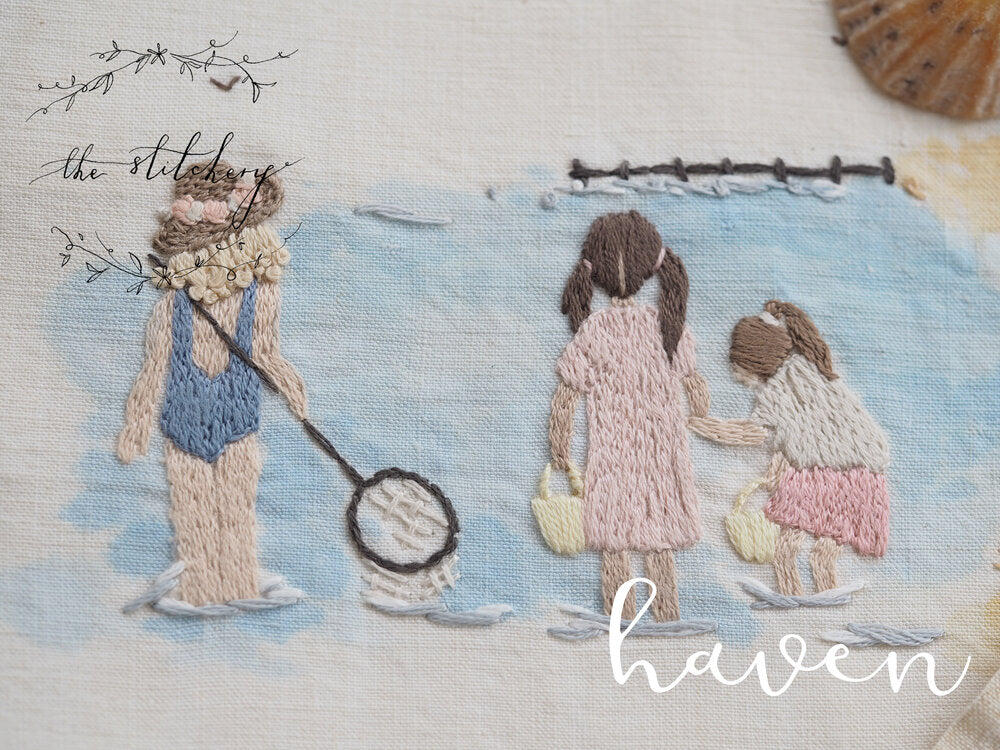 The Stitchery Embroidery Kit: Beside the Sea