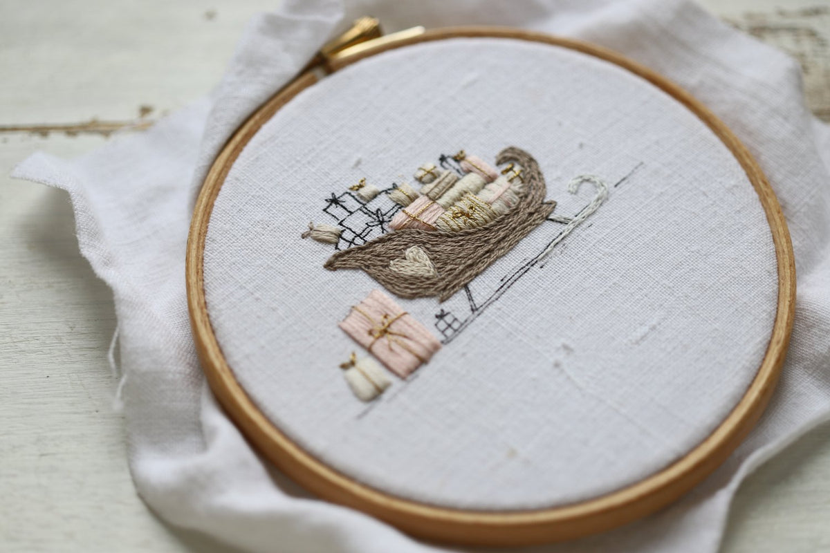 The Stitchery Embroidery Kit: Sleigh Bells Ring