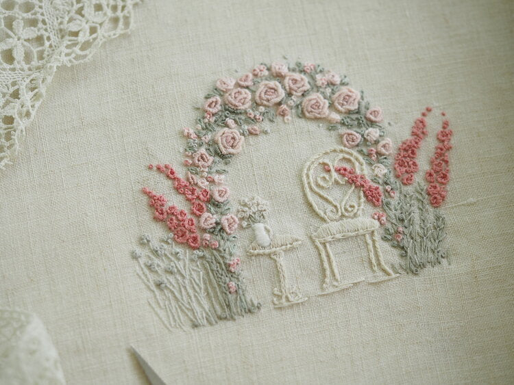The Stitchery Embroidery Kit: Beautiful Solitude