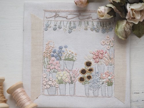 The Stitchery Embroidery Kit: Stitchery Lane Petal, The Florist
