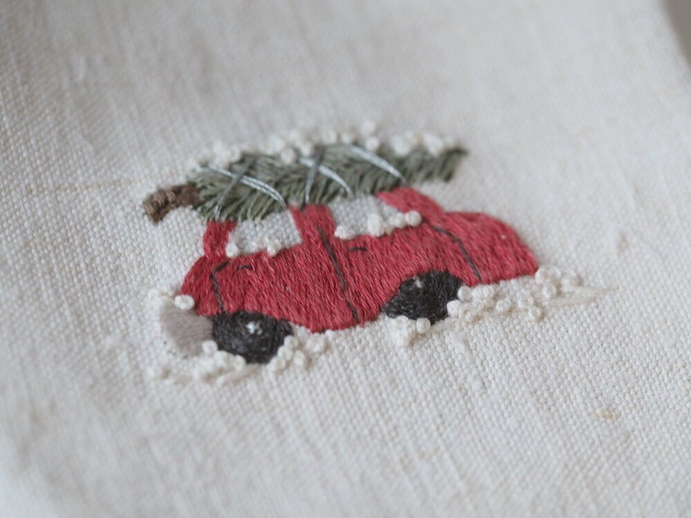 The Stitchery Embroidery Mini Kit: Tree Delivery