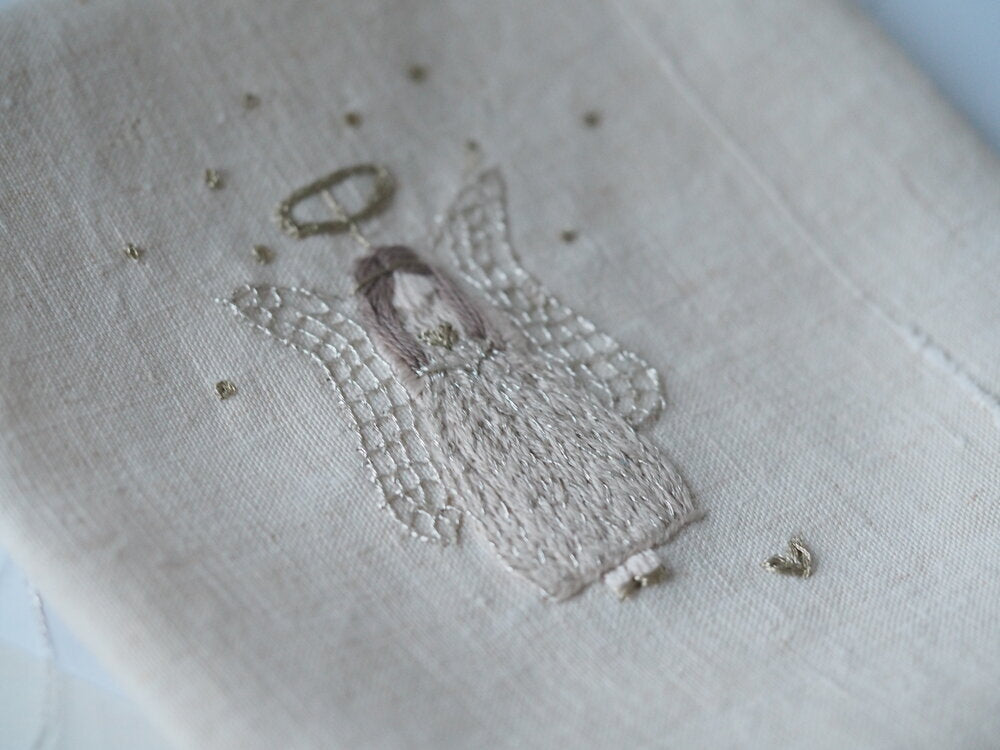 The Stitchery Embroidery Mini Kit: Angel