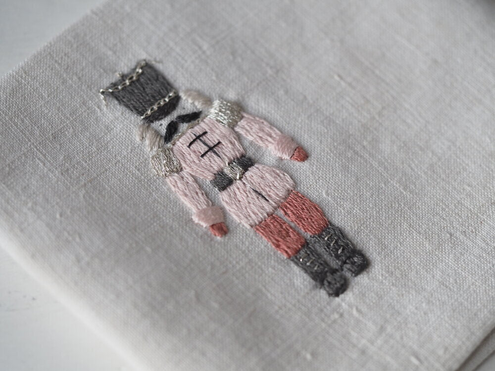 The Stitchery Embroidery Mini Kit: Nutcracker