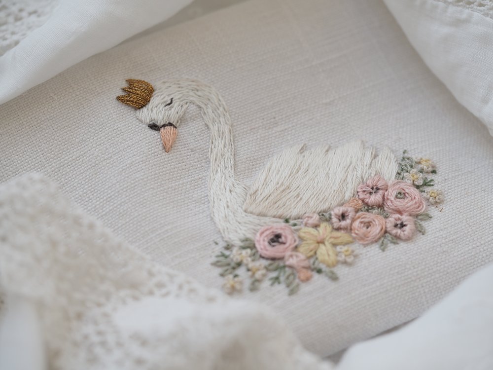 The Stitchery Embroidery Kit: Fairytale Swan
