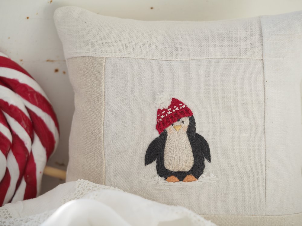 The Stitchery Mini Embroidery Kit: Pierre the Penguin