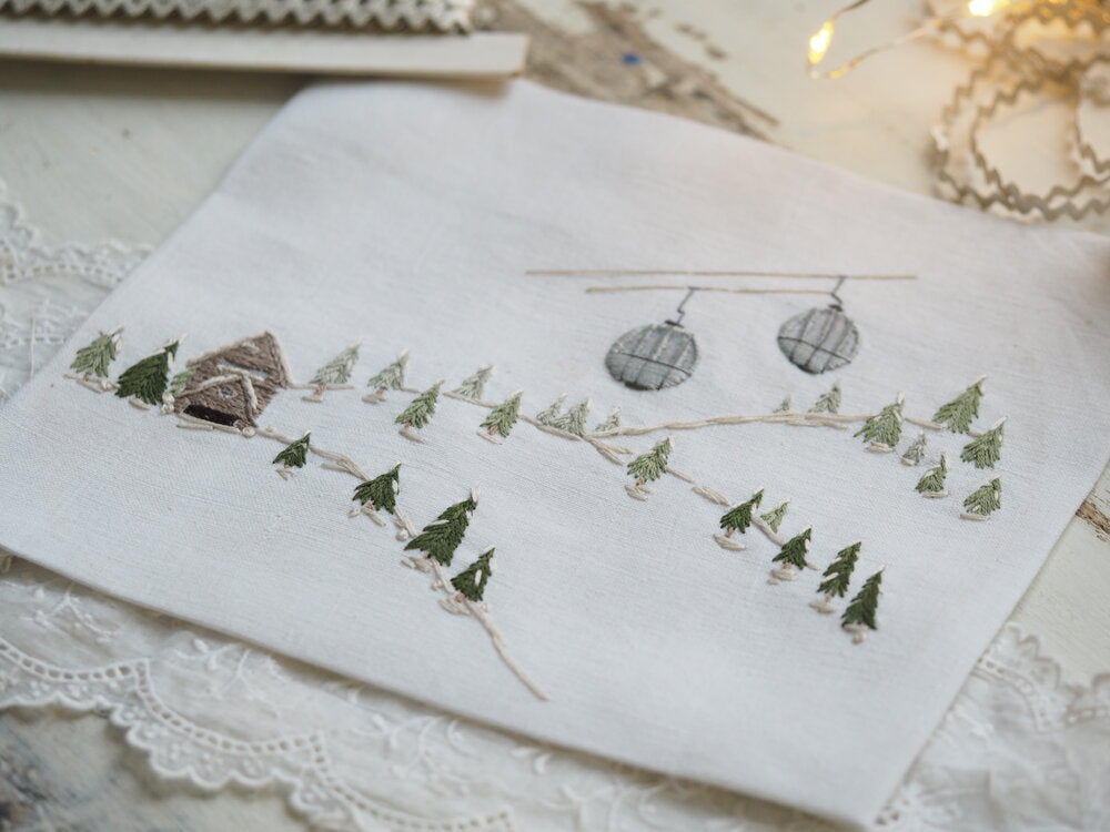 The Stitchery Embroidery Kit: A Winter Trip