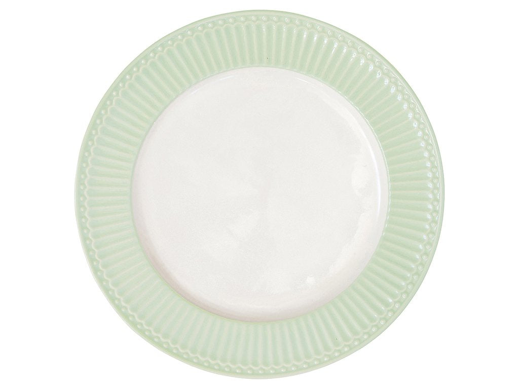 GreenGate: Dinner Plate, Alice Pale Green