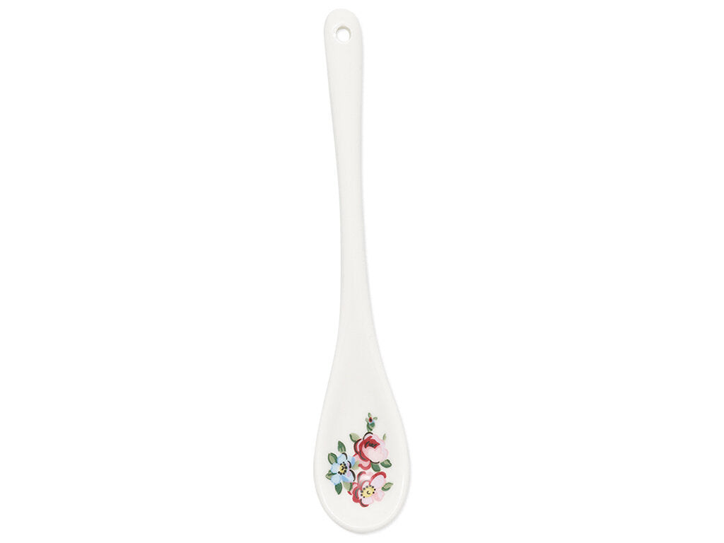 Greengate Stoneware Spoon, Madison White