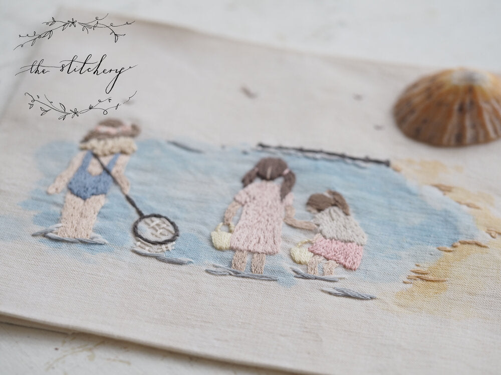 The Stitchery Embroidery Kit: Beside the Sea