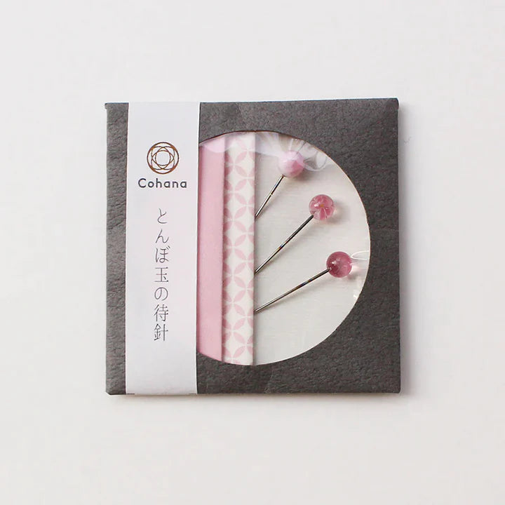 Glass Head Tambo-Dama Sewing Pins by Cohana {Sakura 23}