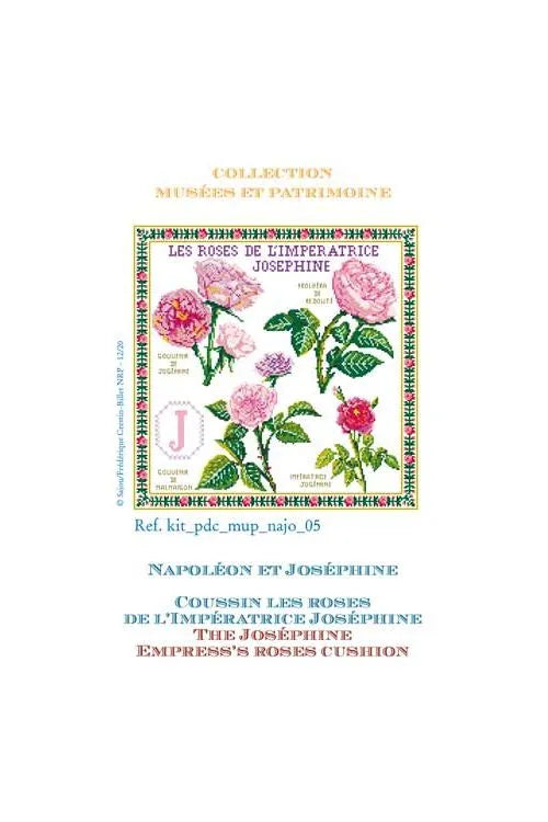 Sajou Cross Stitch Kit: Empress Josephine&#39;s Roses