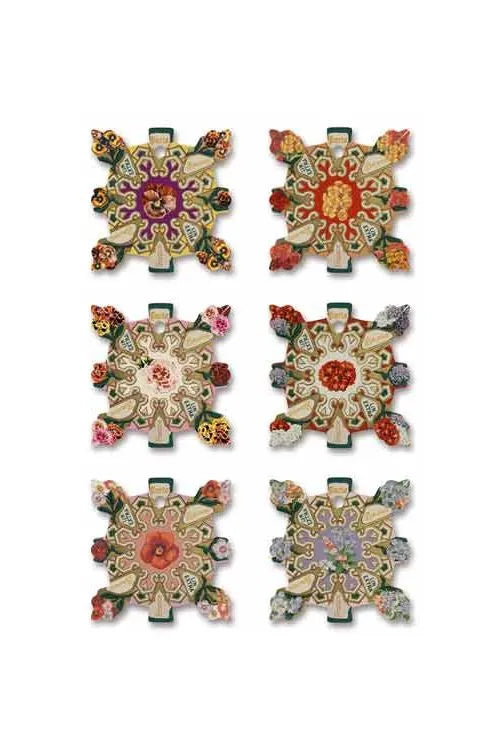 Sajou Thread Cards Vintage Flowers (Elbeuf)