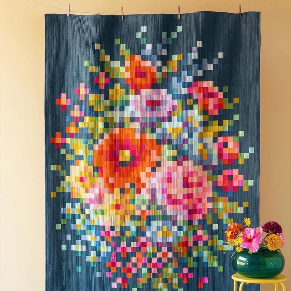 Tilda Basics Quilt KIT: Embroidery Flower
