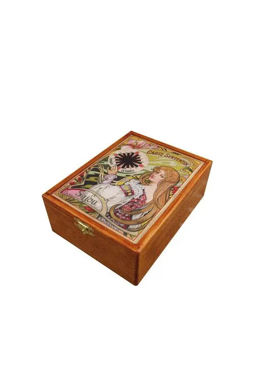 Sajou Wooden Box for Thread Cards Carte Serpentin