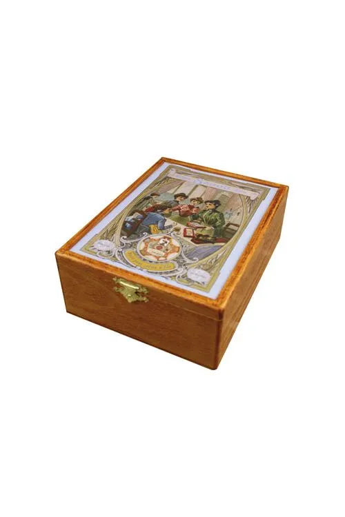 Sajou Wooden Box for Thread Cards Sewing Ladies